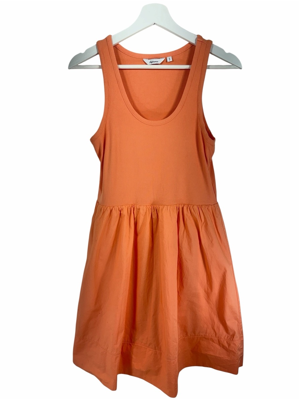 Reitmans Coral Ribbed Tank Dress szie small - Picture 10 of 12
